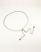 the chain — silver waist chain