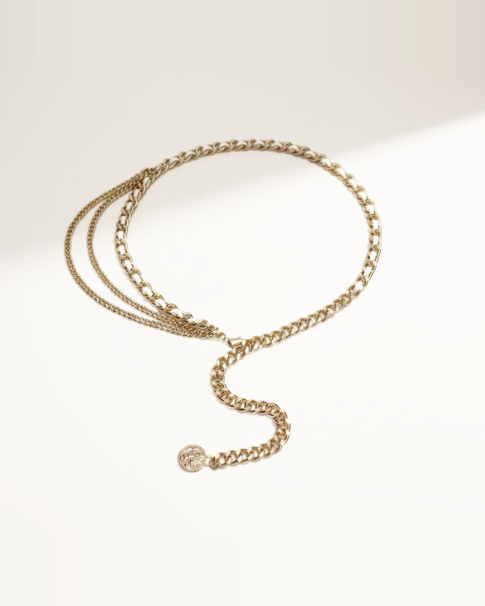 the drop — gold waist chain
