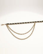the drop — close view of the chain links