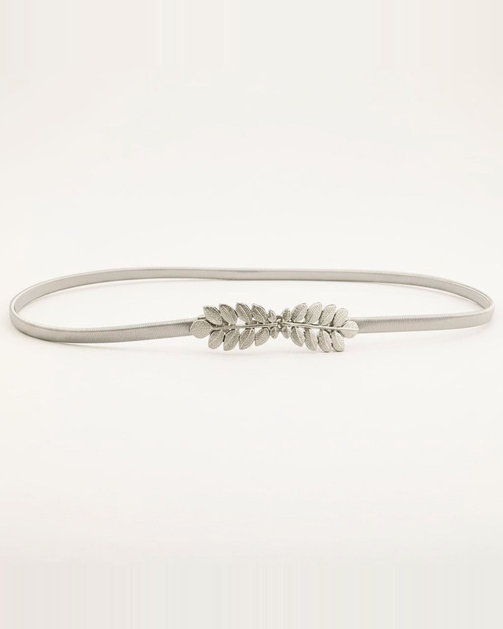 the leaf — silver waist chain