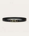 the ring — black belt, coiled
