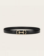 the ring — black belt, coiled