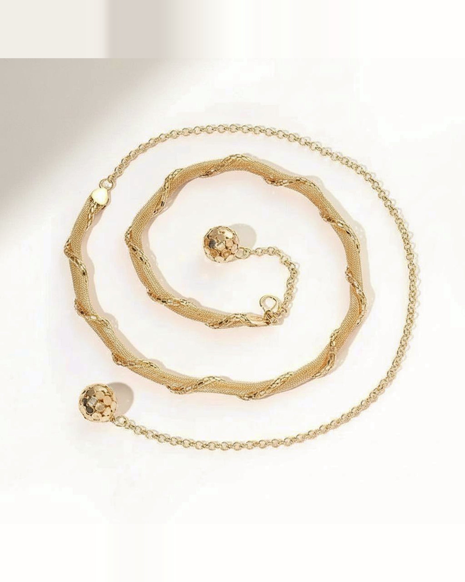 the tail — gold waist chain