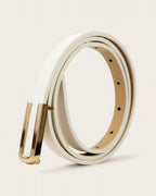 the thread — ivory belt, coiled